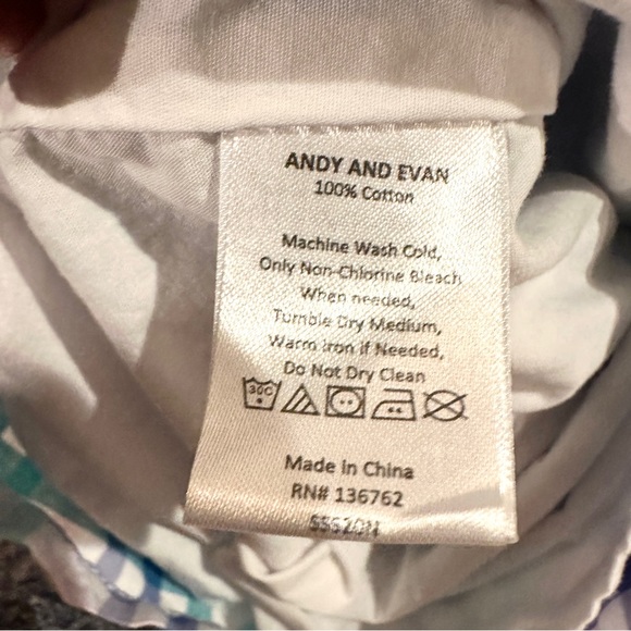 Andy and Evan Check Plaid Ruffle Spring Sleeveless Easter Dress 7y - Picture 5 of 5